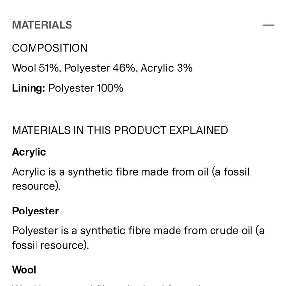 H&M Wool Blend Coat - Picture 9 of 10